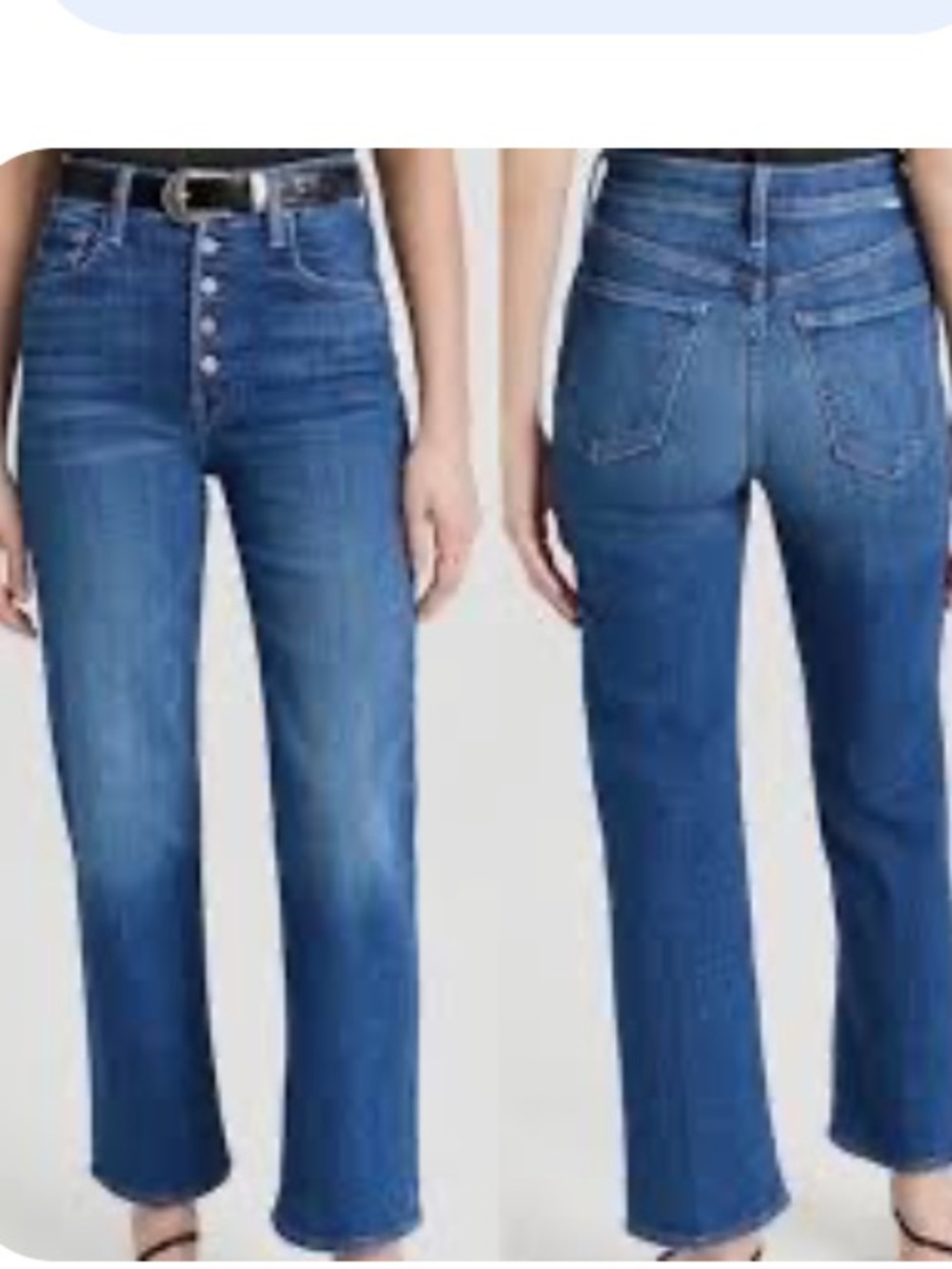 MOTHER The Pixie Rambler High-Rise Ankle Jeans Women’s Size 27 Blue